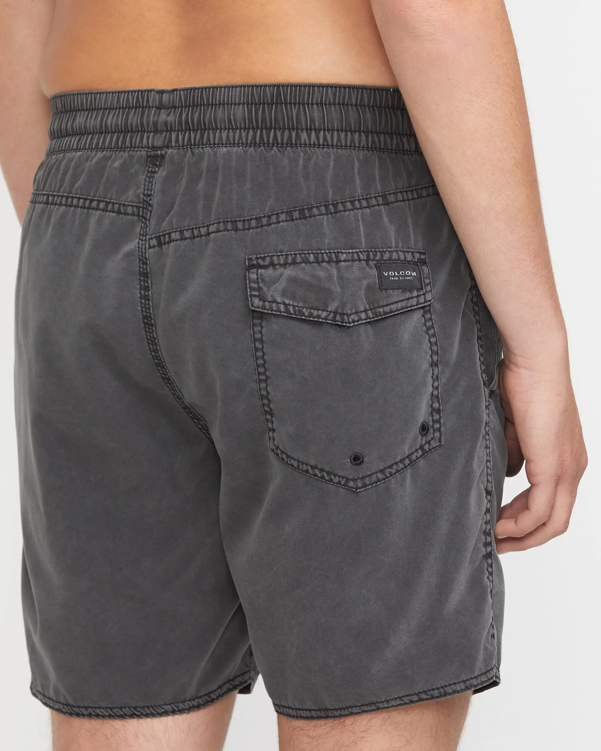 Volcom Mens Boardshorts Center Elastic Waist Trunks - Image 6
