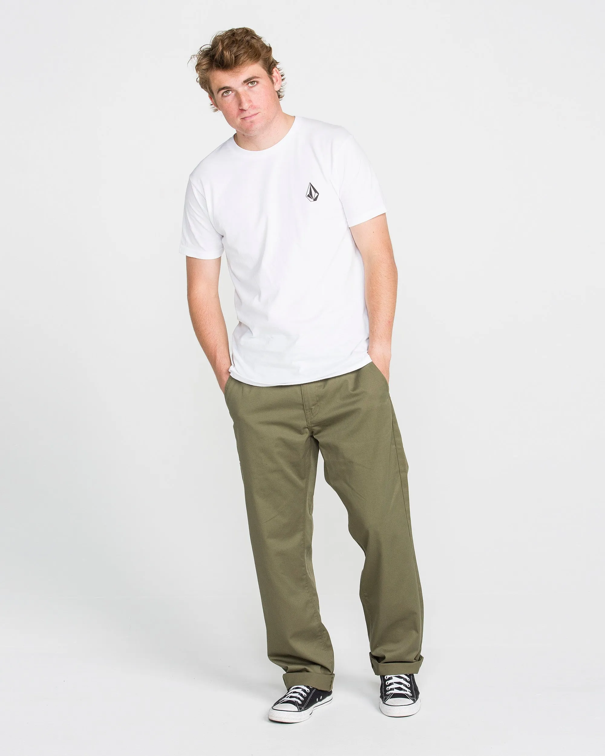 Volcom Mens Pants Frickin Relaxed Chino - Image 4