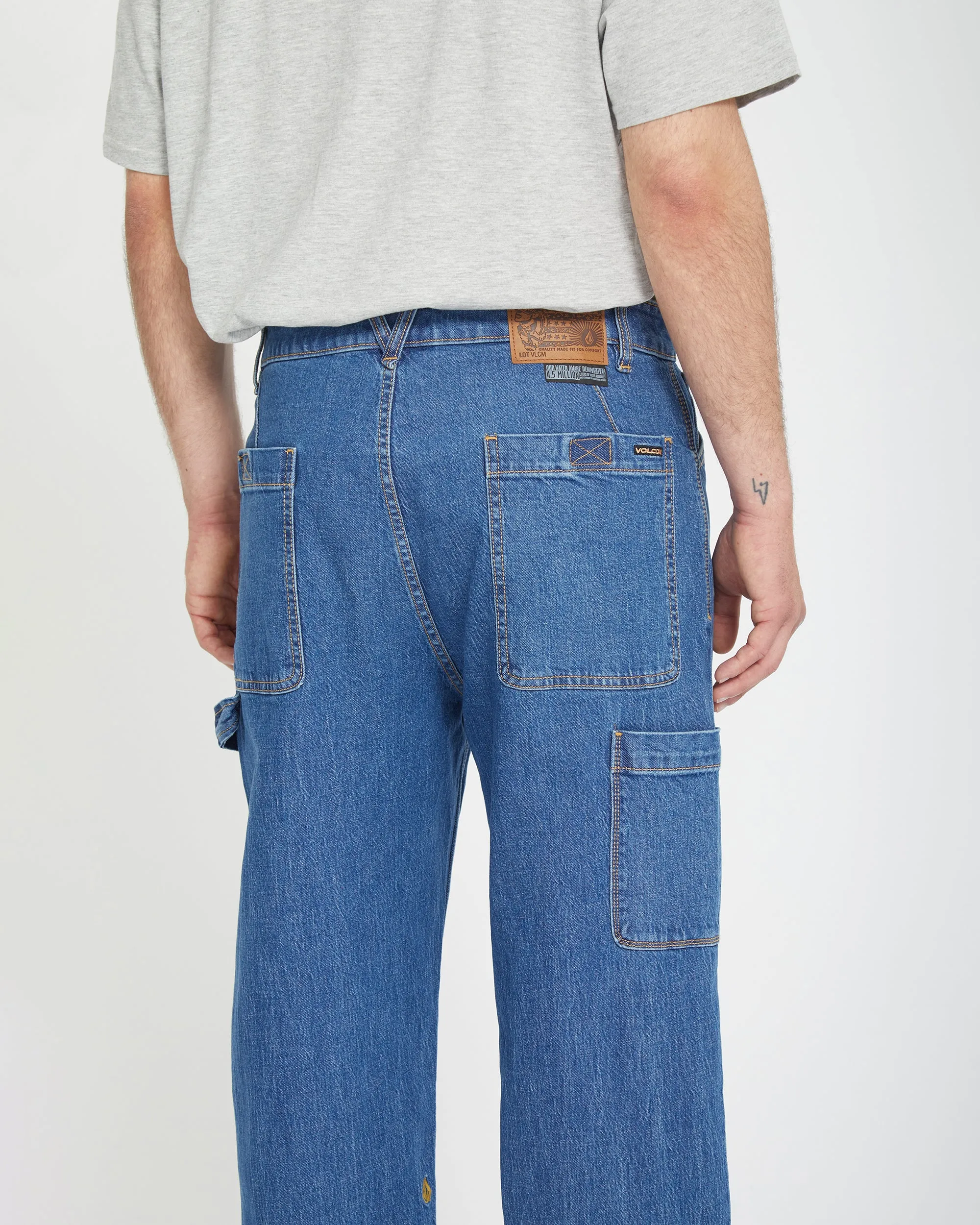 Volcom Mens Pants Kraftsman II Denim - Image 6