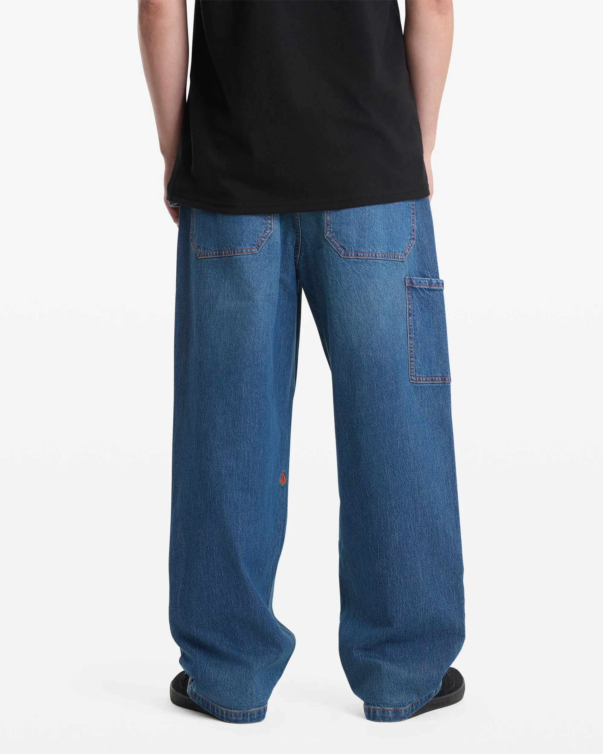 Volcom Mens Pants Work Carpenter Denim - Image 2