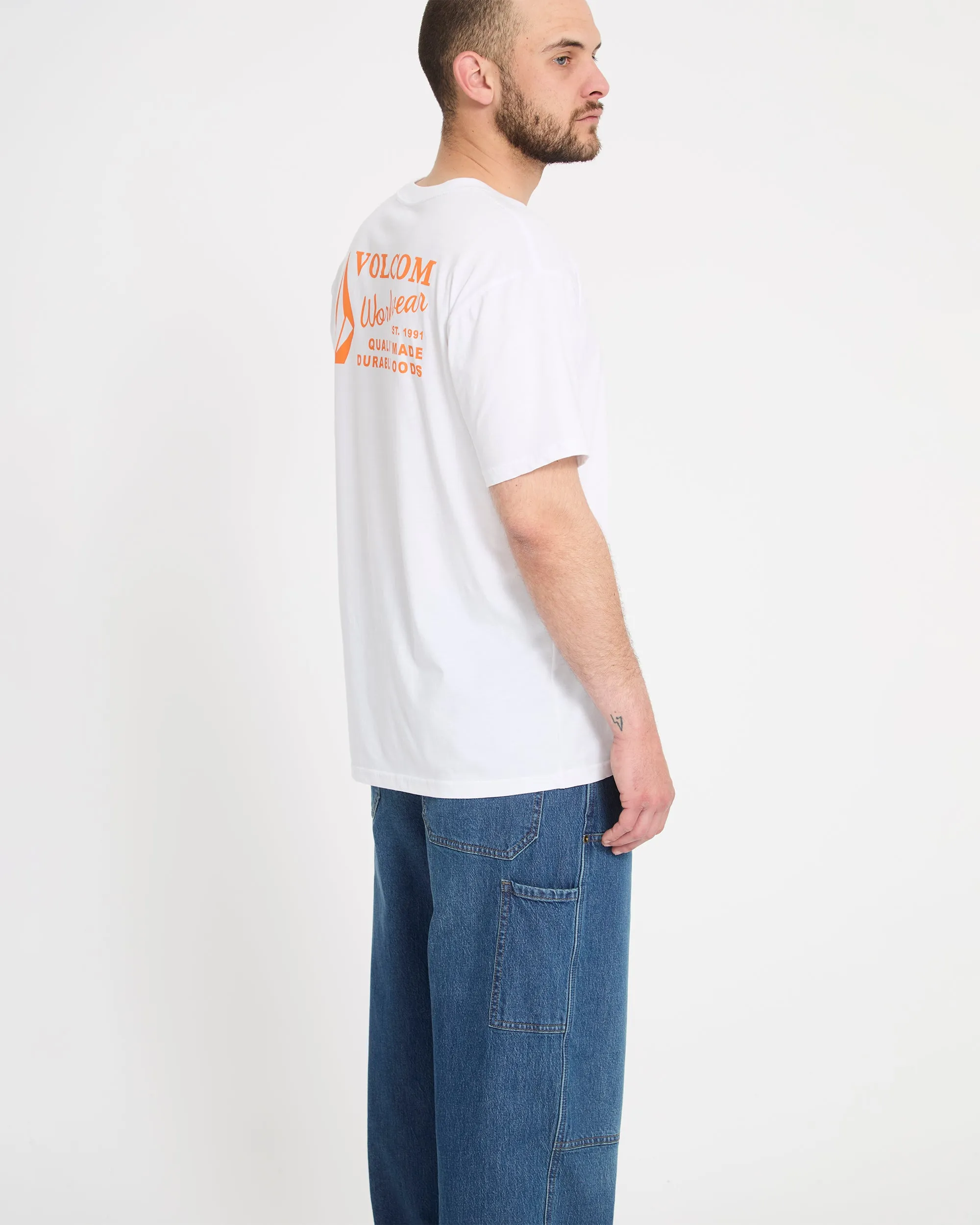 Volcom Mens Pants Work Carpenter Denim - Image 3