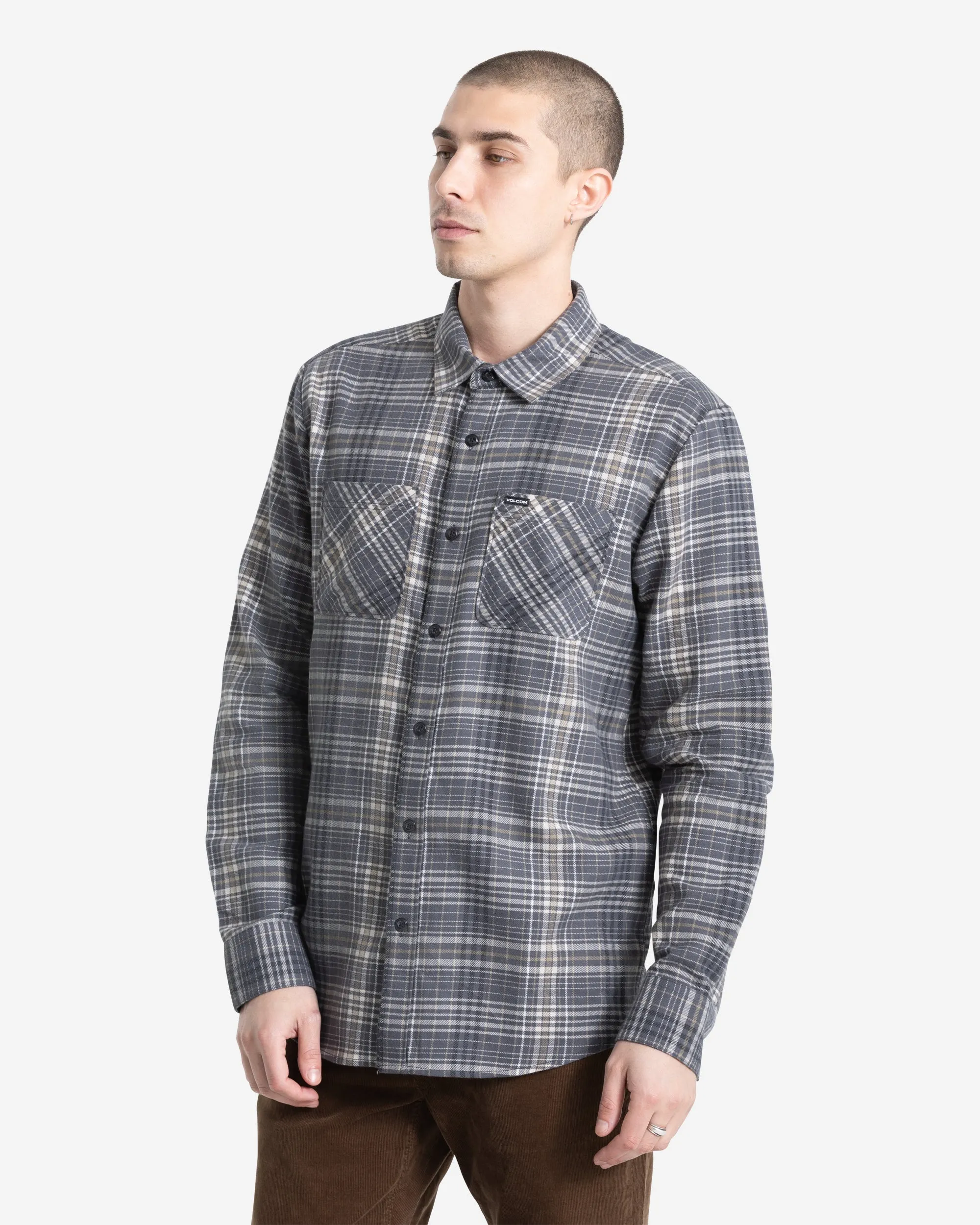 Volcom Mens Shirt Netastone Flannel - Image 3