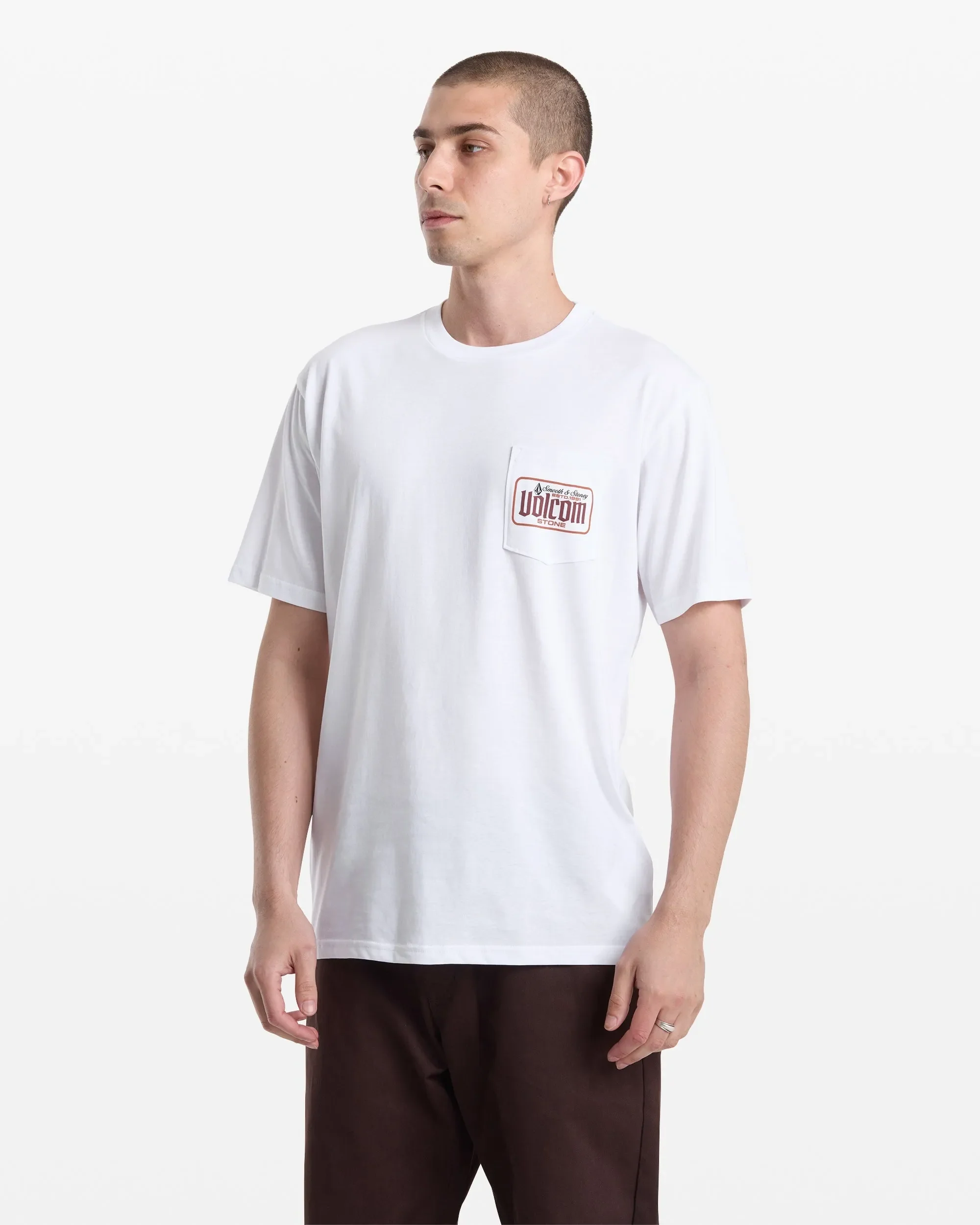 Volcom Mens Shirt Single Barrel Pocket - Image 5