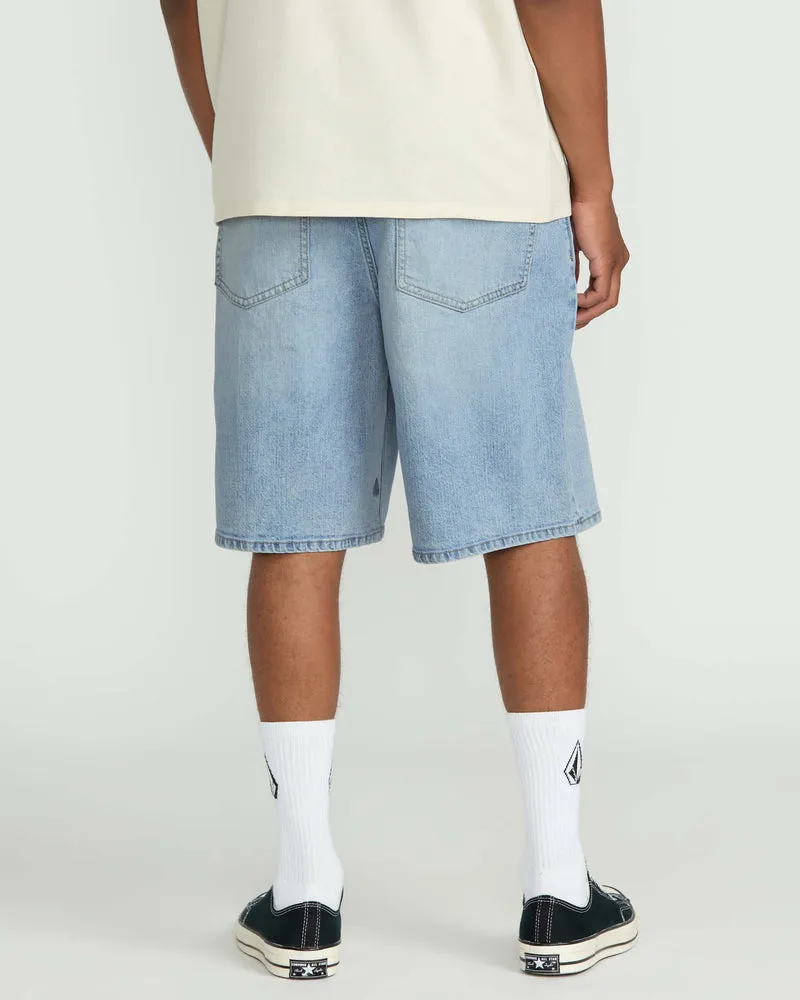 Volcom Mens Shorts Billow Denim - Image 3