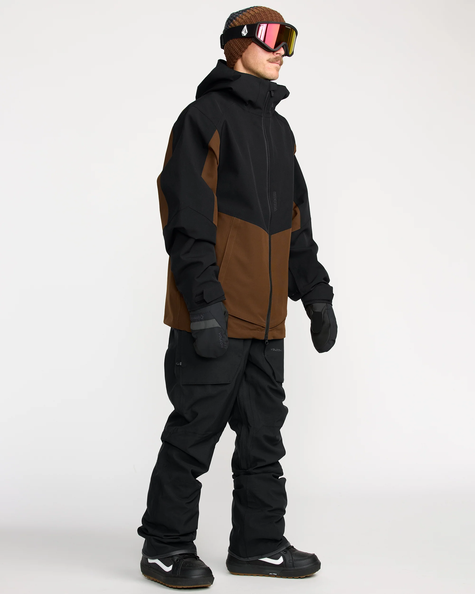 Volcom Mens Snow Pants Roan Bib Overalls - Image 5