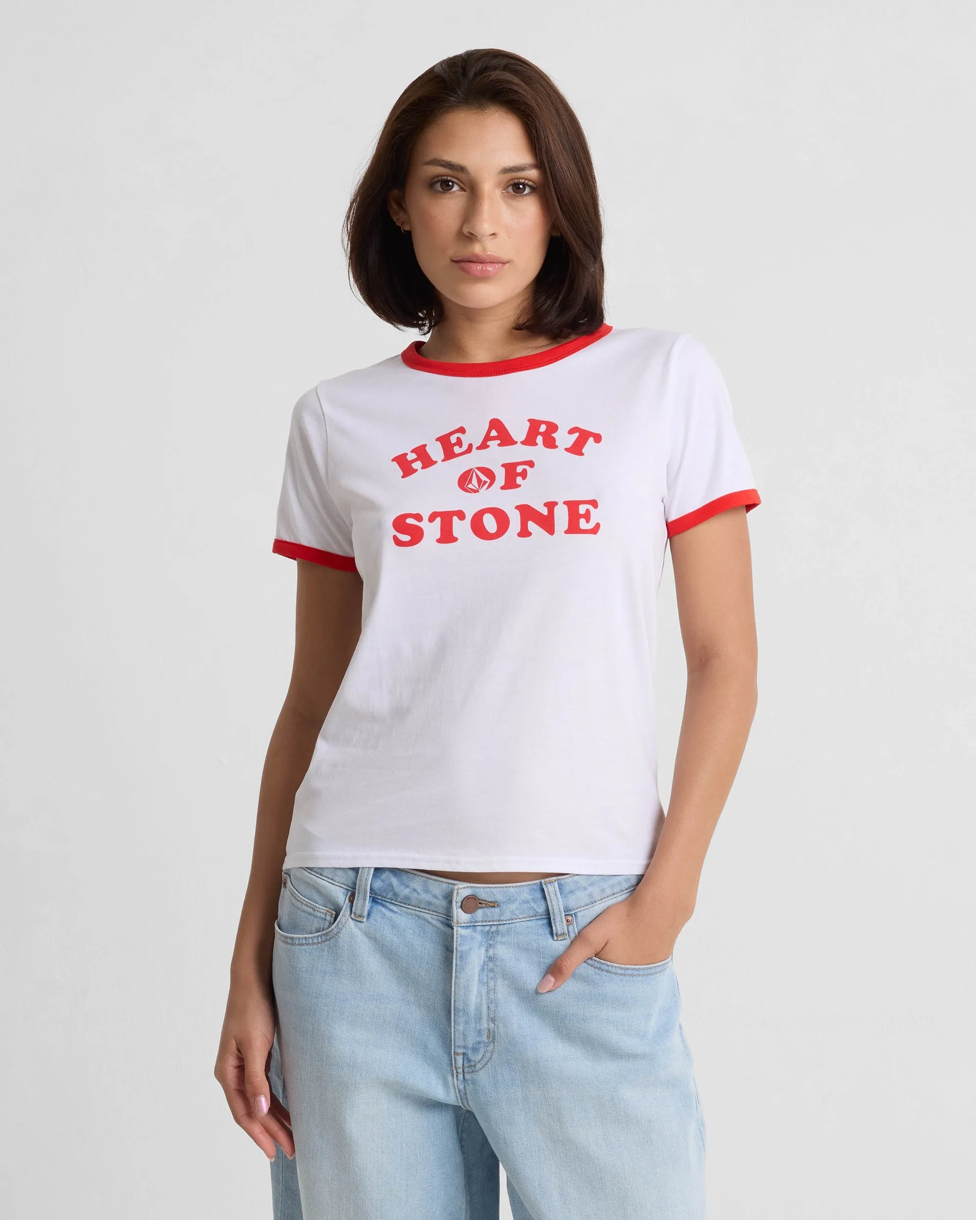 Volcom Womens Shirt Brk Up Ringer Tee - Image 3