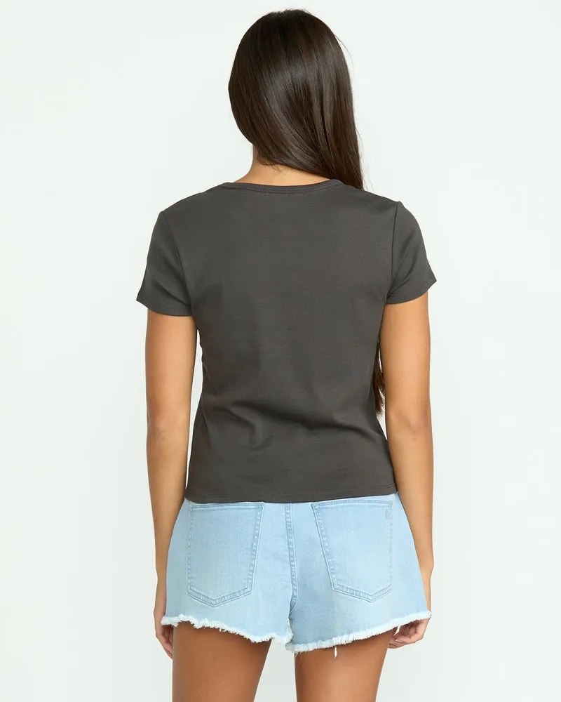Volcom Womens Shirt Have A Clue - Image 2