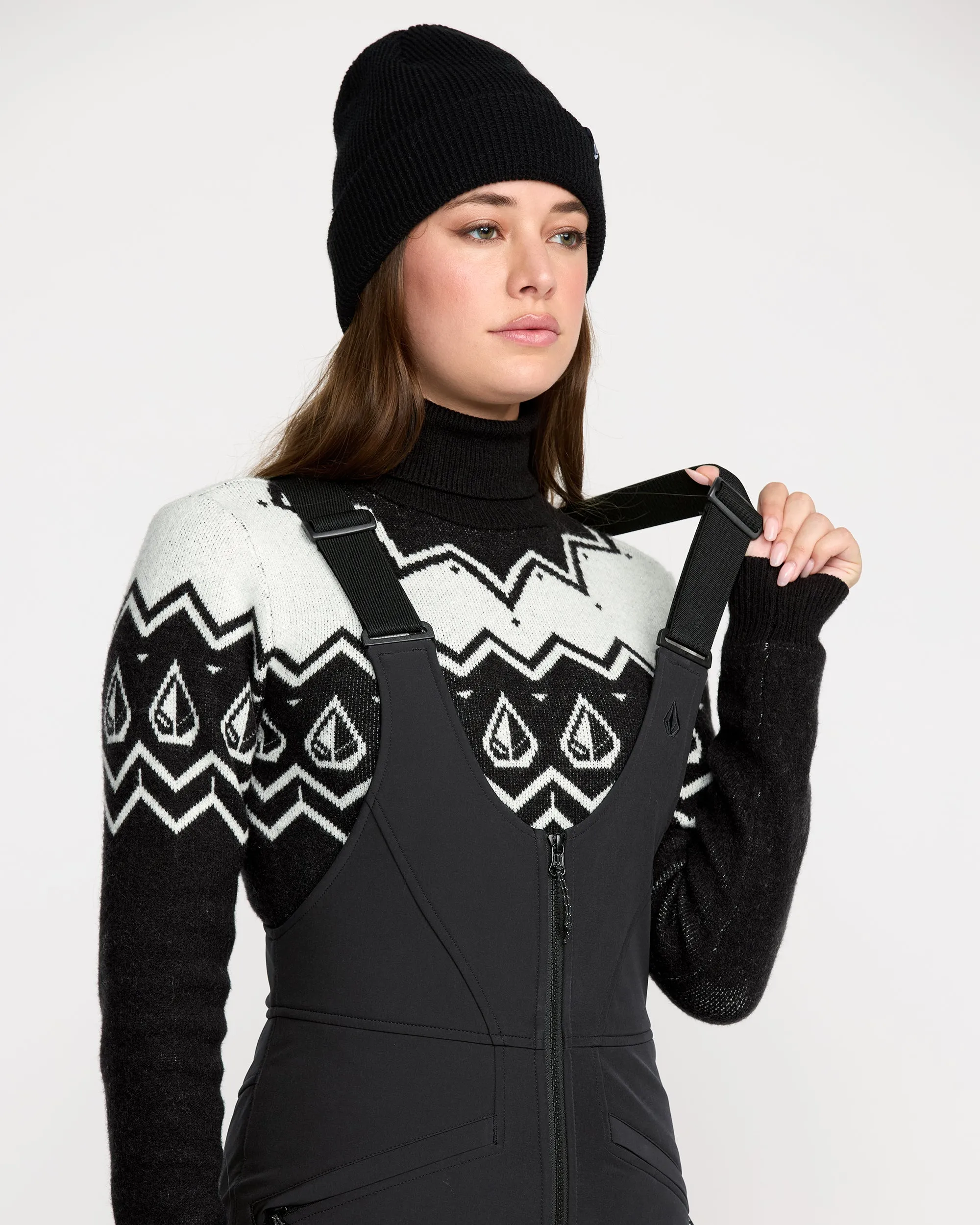 Volcom Womens Snow Pants Battle Stretch Bib Overall - Image 9