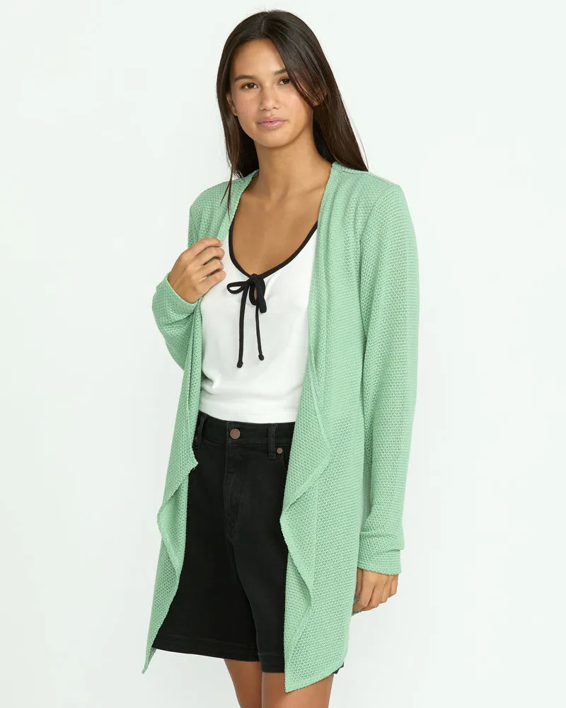 Volcom Womens Sweater Go Go Wrap Cardigan - Image 4