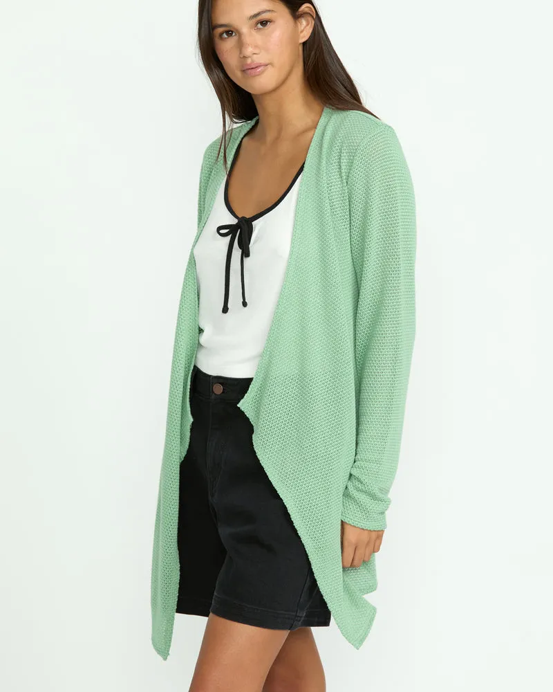 Volcom Womens Sweater Go Go Wrap Cardigan - Image 5