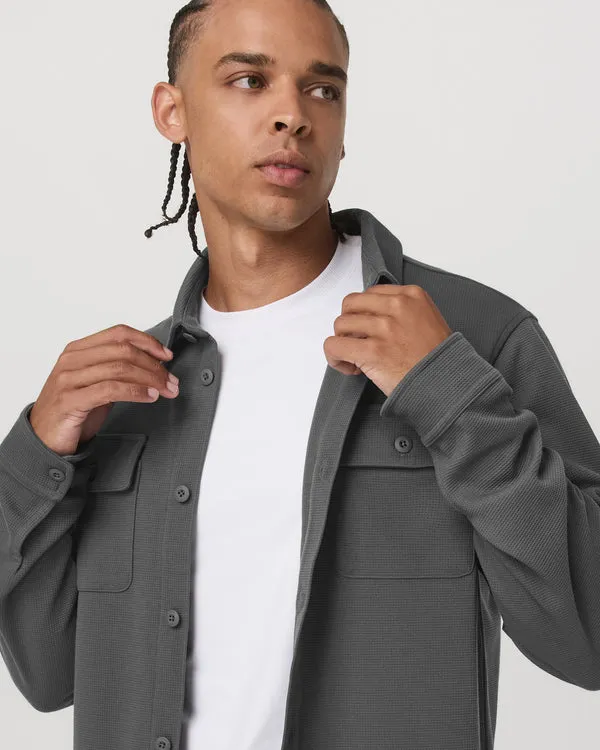Vuori Mens Jacket Waffle Shirt Jacket - Image 5