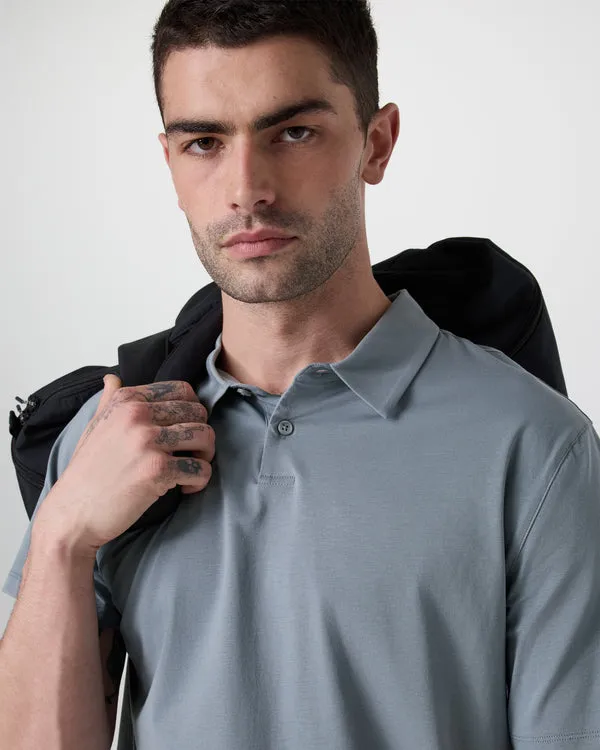 Vuori Mens Knit Short Sleeve Feather Polo - Image 4