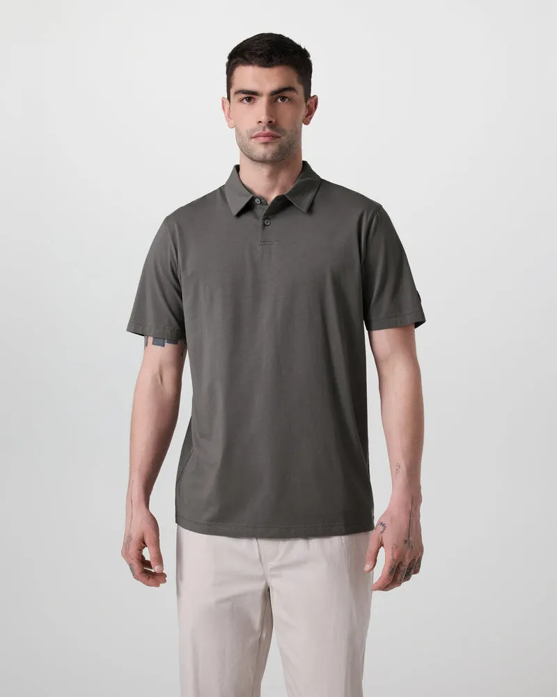 Vuori Mens Knit Short Sleeve Feather Polo - Image 6