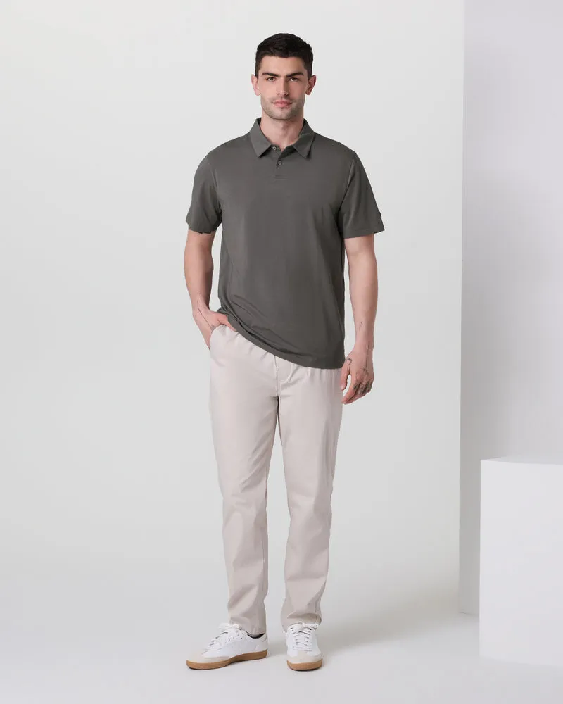Vuori Mens Knit Short Sleeve Feather Polo - Image 8