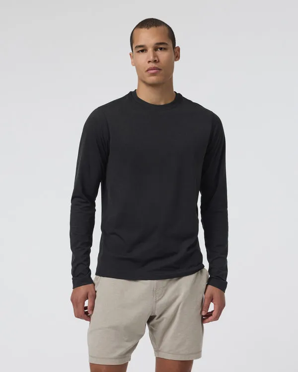Vuori Mens Shirt Long Sleeve Ponto Performance Tee - Image 2