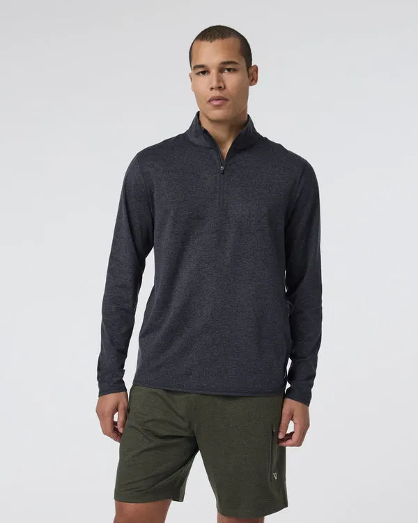 Vuori Mens Shirt Ponto Half Zip Mock Neck - Image 5