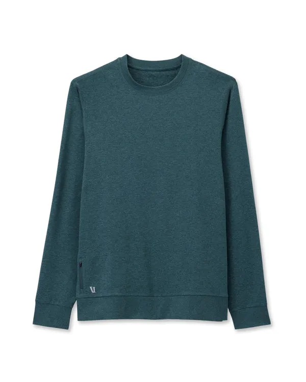 Vuori Mens Sweatshirt Ponto Performance Crew - Image 3