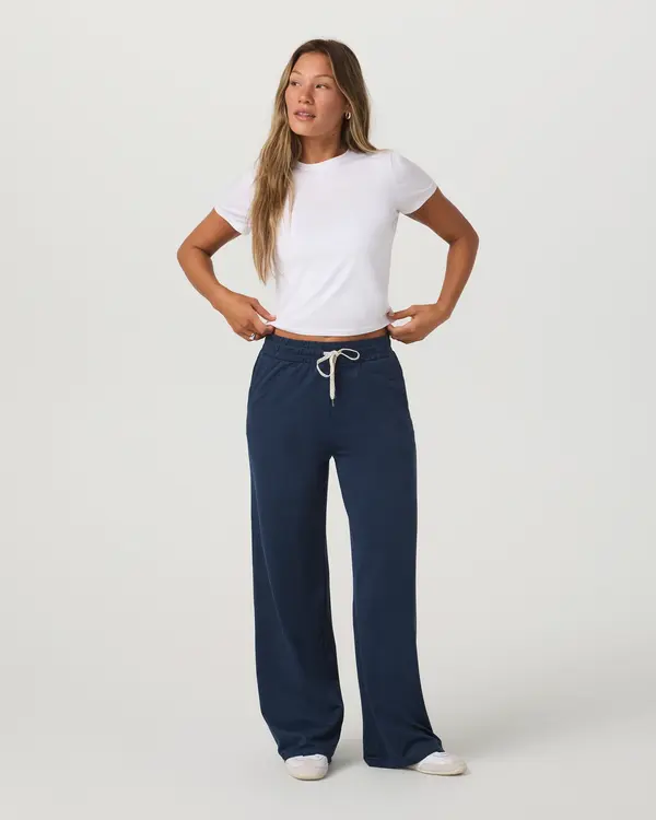 Vuori Womens Pants Halo Essential Wideleg - Image 15