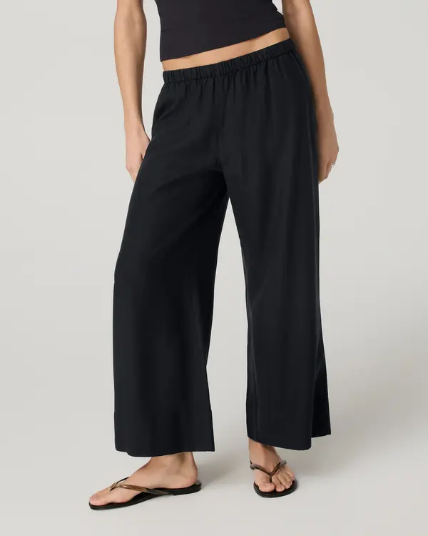 Vuori Womens Pants Trestles Twill Crop Wideleg Pant - Image 4