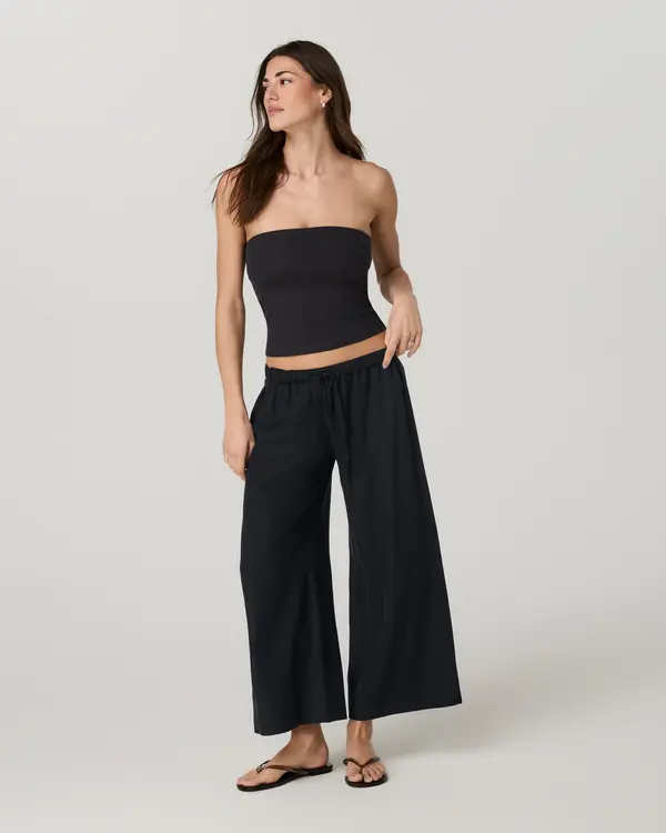 Vuori Womens Pants Trestles Twill Crop Wideleg Pant - Image 6