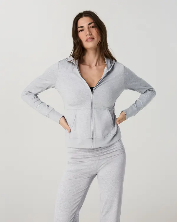 Vuori Womens Shirt Halo Mini Full Zip Hoodie - Image 10