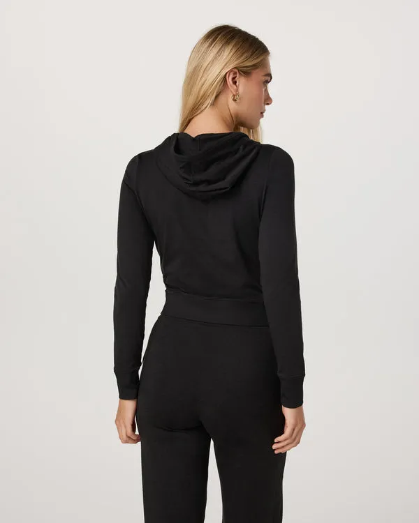 Vuori Womens Shirt Halo Mini Full Zip Hoodie - Image 2