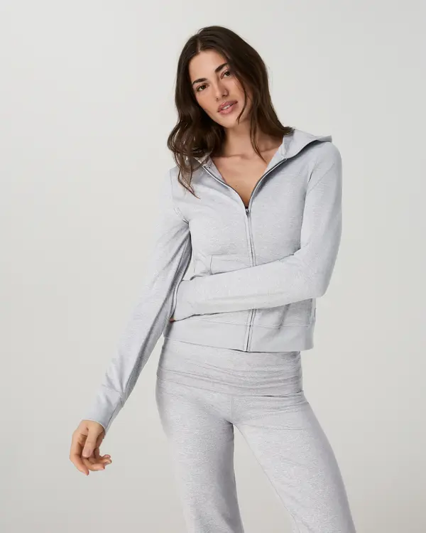 Vuori Womens Shirt Halo Mini Full Zip Hoodie - Image 7