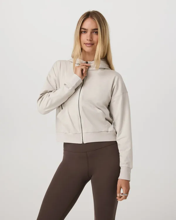 Vuori Womens Sweatshirt Halo Modern Full Zip Hoodie - Image 5