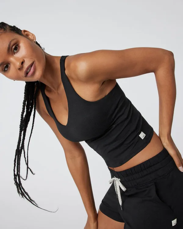 Vuori Womens Tank Top Halo Performance Crop 2.0 - Image 3