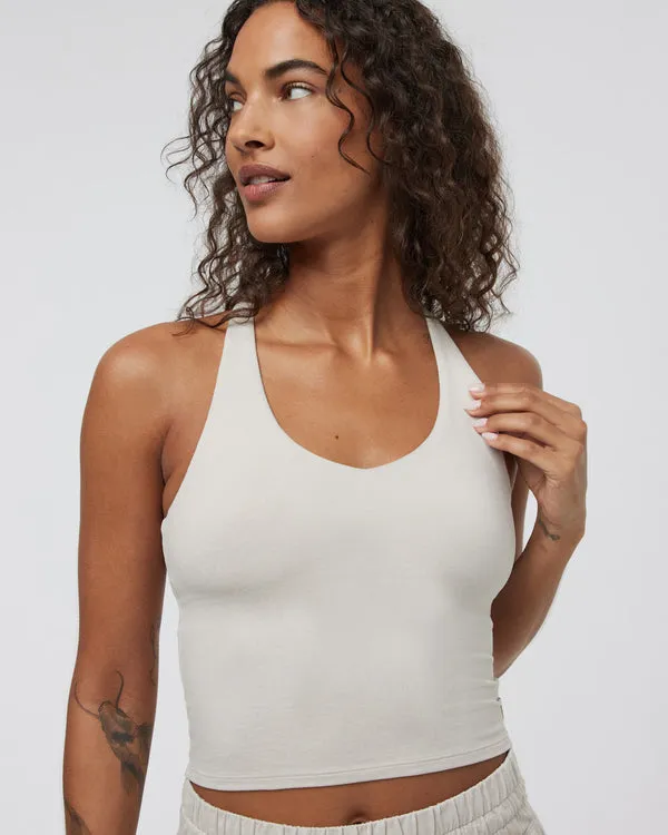 Vuori Womens Tank Top Halo Performance Crop 2.0 - Image 8